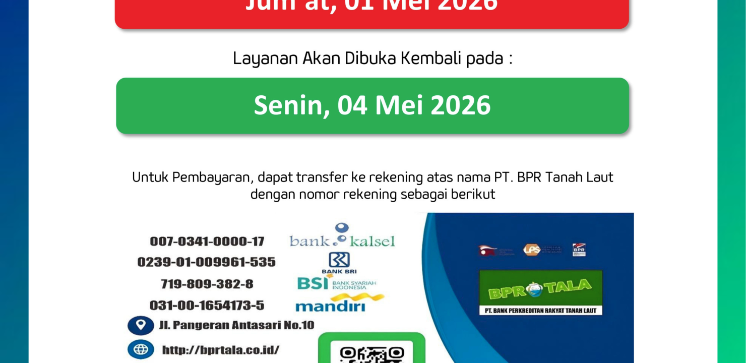 Pengumuman Libur Hari Buruh Nasional